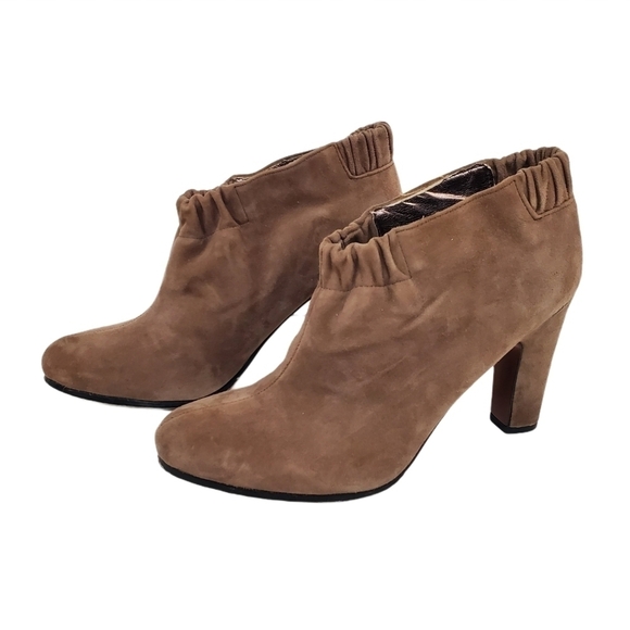 Sam Edelman Shoes - Sam Edelman Simone Suede Taupe Booties